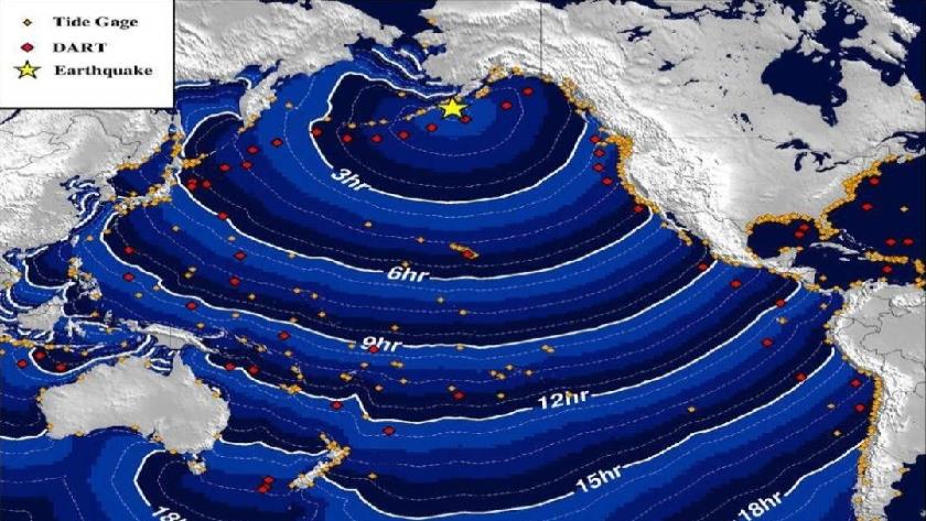 Iranpress: Tsunami alert for Alaska after major 7.5 magnitude quake