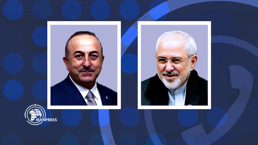 Iranpress: Zarif, Çavuşoğlu confer on latest development over phone