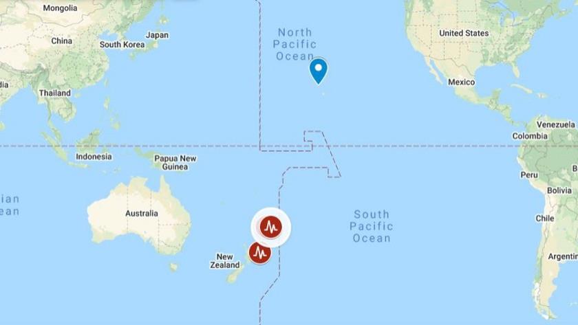 Iranpress: 8.0 quake reported near New Zealand, third major one of day