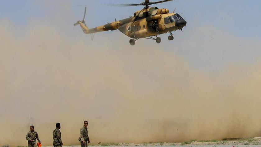 Iranpress: Afghan Army helicopter crashes, killing nine military members