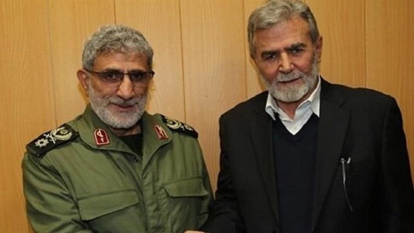 Iranpress: IRGC commander confers with Ziad al-Nakhaleh over phone