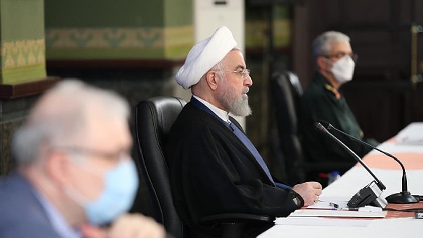 Iranpress: Fourth wave of coronavirus is gradually ending in Iran: Pres. Rouhani 