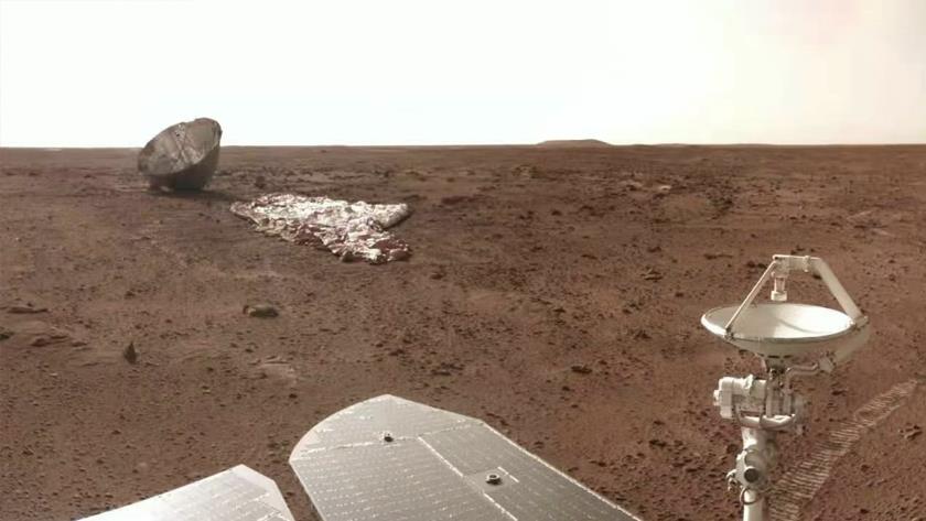 Iranpress: China’s rover conveys new images of Mars 