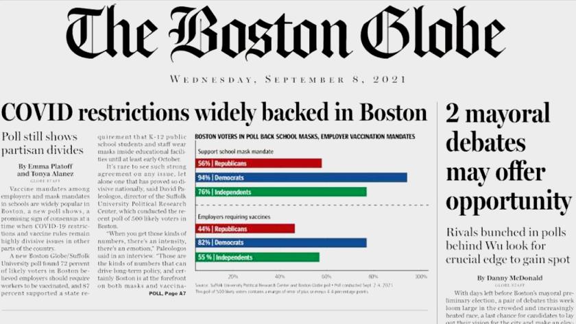 Iranpress: World Newspapers: COVID restrictions widely backed in Boston