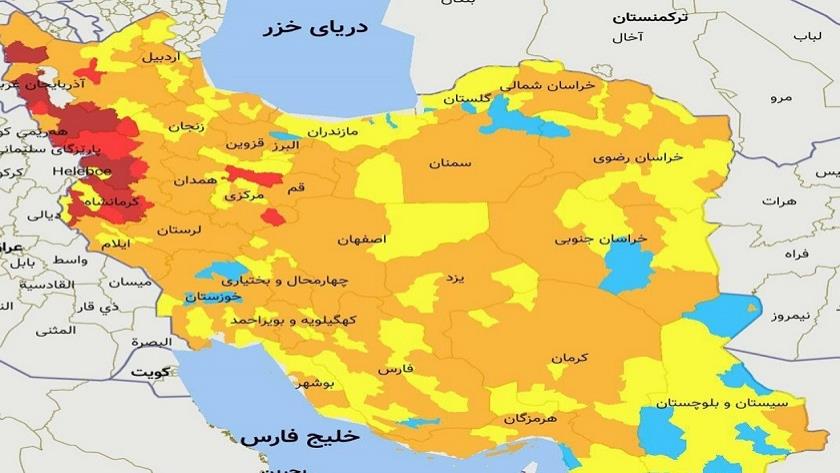 Iranpress: COVID-19 red zones in Iran were reduced to 29 cities