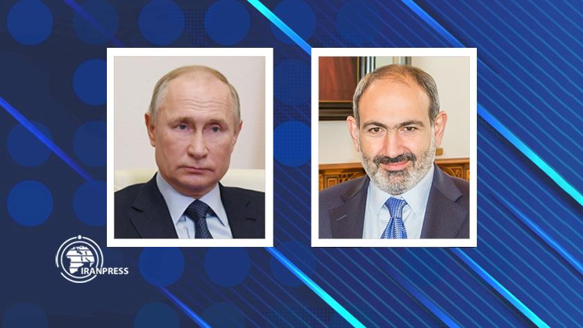 Iranpress: Putin, Pashinyan discuss situation on Armenian-Azerbaijani border