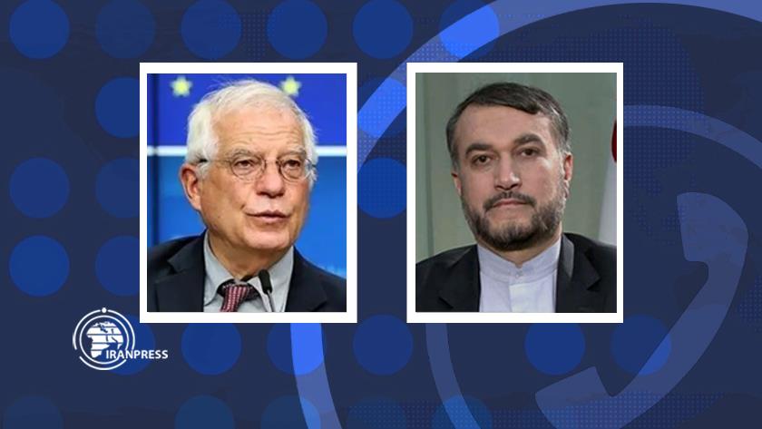Iranpress: Borrell, Amir-Abdollahian praise Vienna talks atmosphere