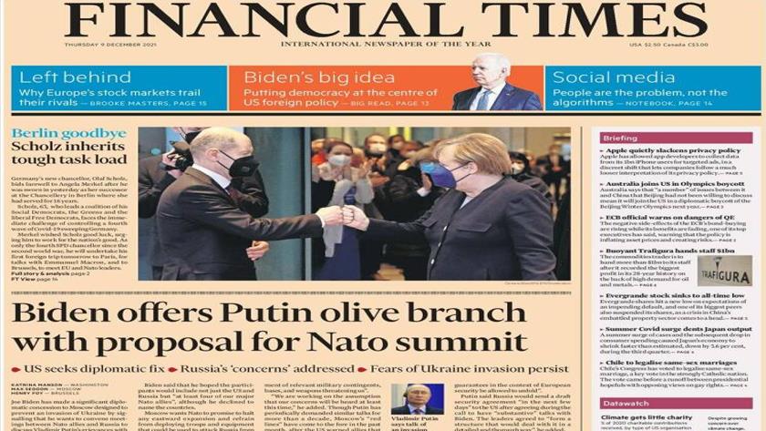 Iranpress: World Newspapers: Biden offers Putin olive branch with proposal for NATO summit 