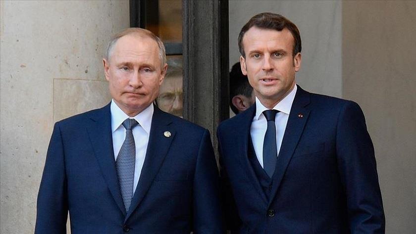 Iranpress: Putin, Macron discuss Nagorno-Karabakh conflict settlement