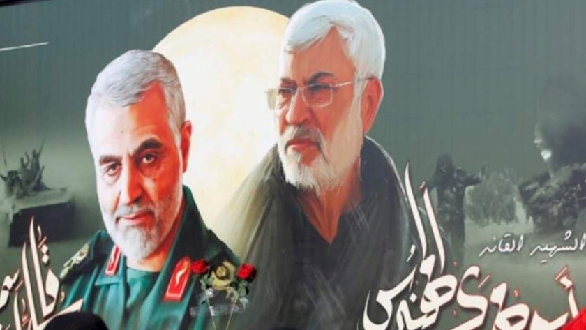 Iranpress: Najaf hosts martyrs Soleimani, al-Muhandis expo