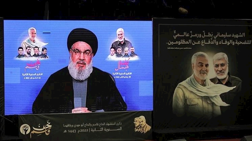 Iranpress: Ignoring US presence in Iraq re-assassination of Gen. Soleimani: Nasrallah