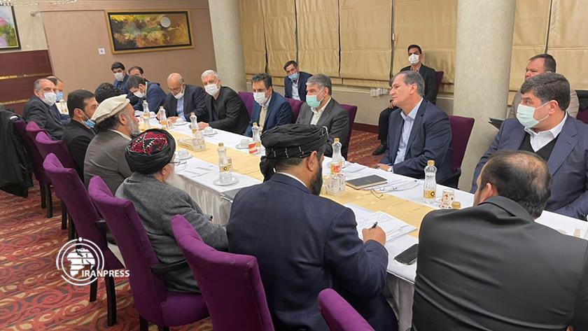 Iranpress: Taliban delegation, Iranian minister meet, stress expansion of ties