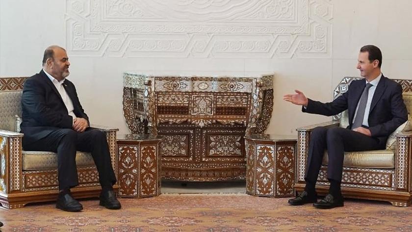 Iranpress: Iranian minister, Syrian Pres. meet, stress expansion of ties 