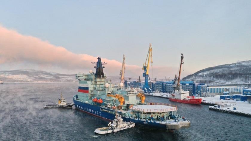 Iranpress: Russia’s newest nuclear-powered icebreaker arrives in Murmansk