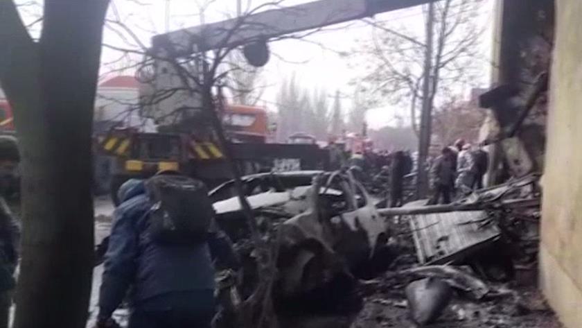 Iranpress: Warplane crashes in northwestern Iran