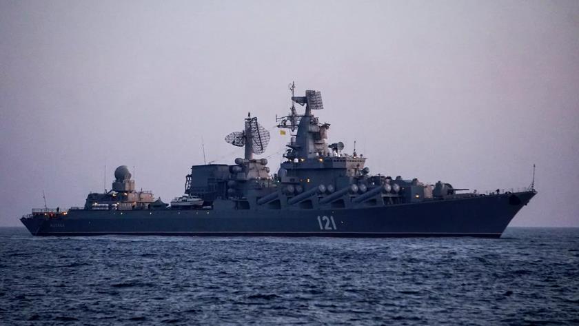 Iranpress: Fire, explosion in flagship of Russian Black Sea Fleet