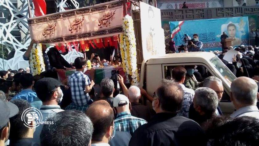 Iranpress: Funeral of IRGC Martyr Sayyad Khodaei held in Tehran