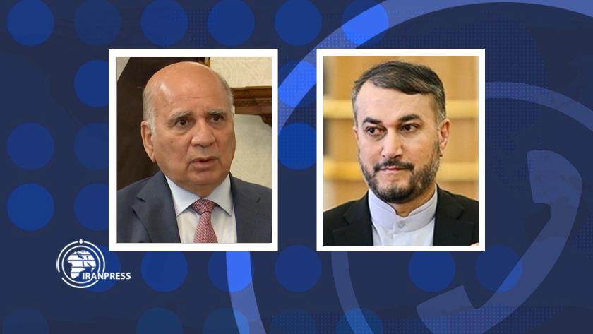 Iranpress: Iranian and Iraqi FMs discuss latest developments of talks between Iran, Saudi Arabia