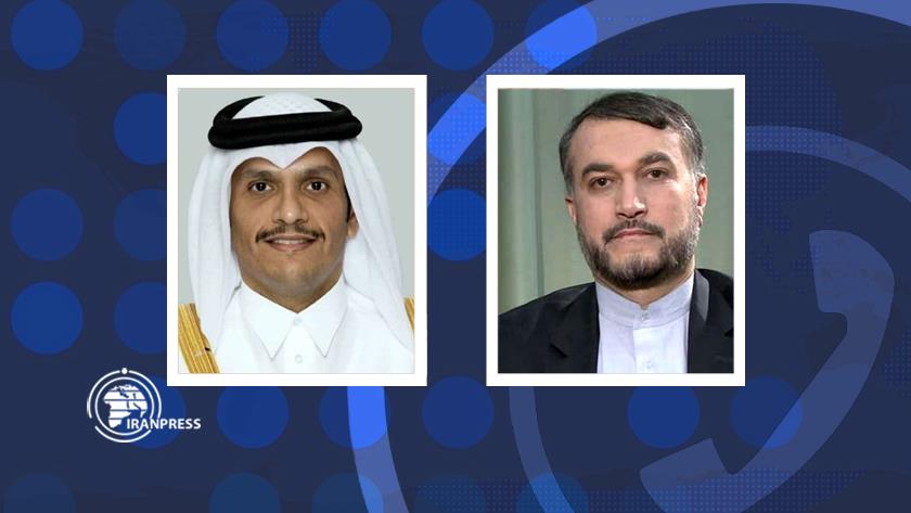 Iranpress: Iranian and Qatari FMs talk latest on Doha meeting by phone