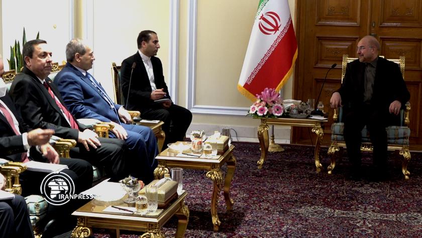 Iranpress: Syria FM, Iran Parliament speaker meet in Tehran