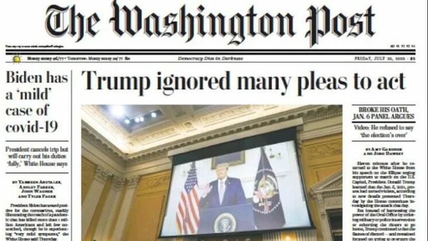 Iranpress: World Newspapers: Trump ignored many pleas to act
