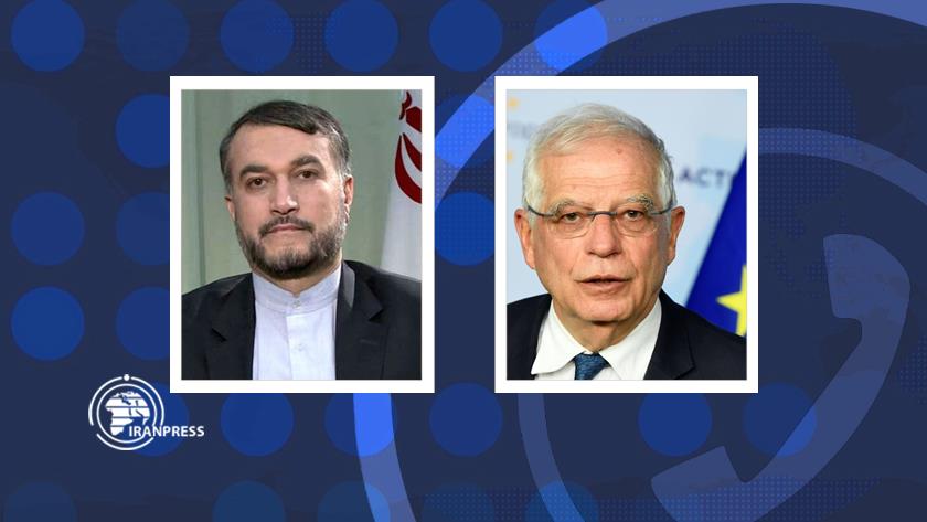 Iranpress: Iran FM, EU Foreign Policy Chief review sanctions removal talks