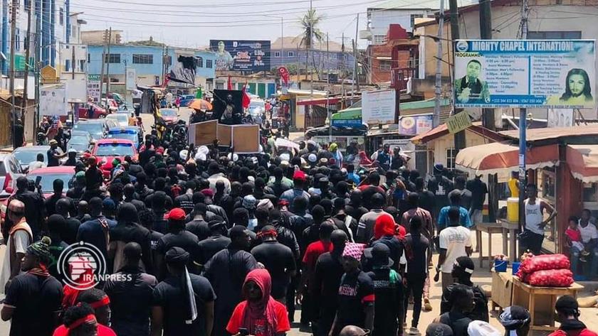 Iranpress: Ashra procession held in Ghana