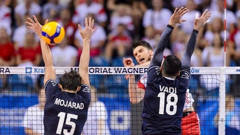 Iranpress: Iran surrenders against Poland in Wagner Memorial Volleyball