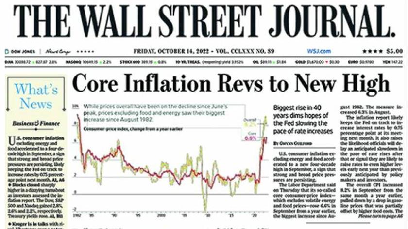 Iranpress: World Newspapers: Core US inflation revs to new high