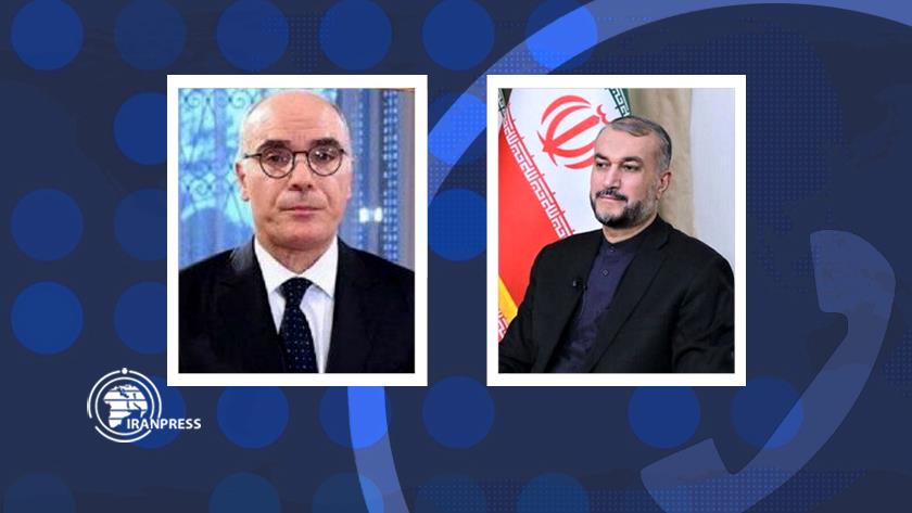 Iranpress: Iranian, Tunisian FMs discuss issues of interest via phone call