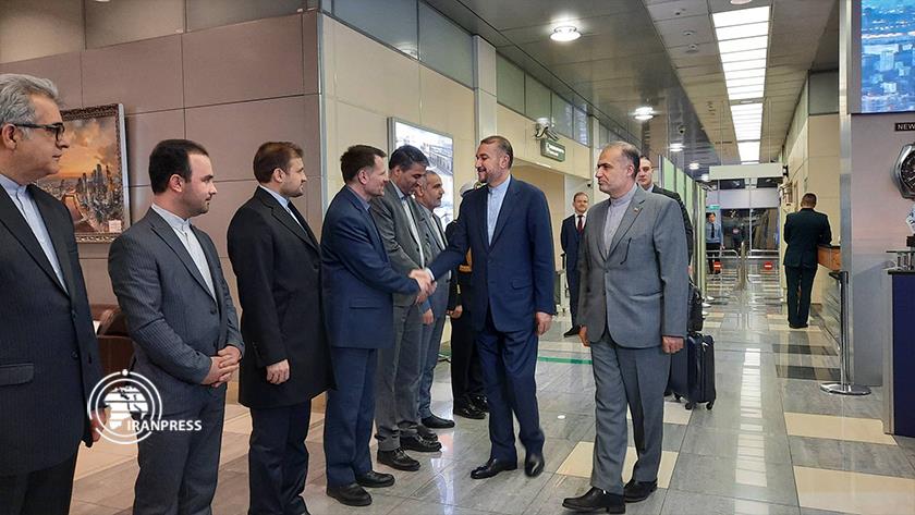 Iranpress: FM Amir-Abdollahian arrives in Moscow