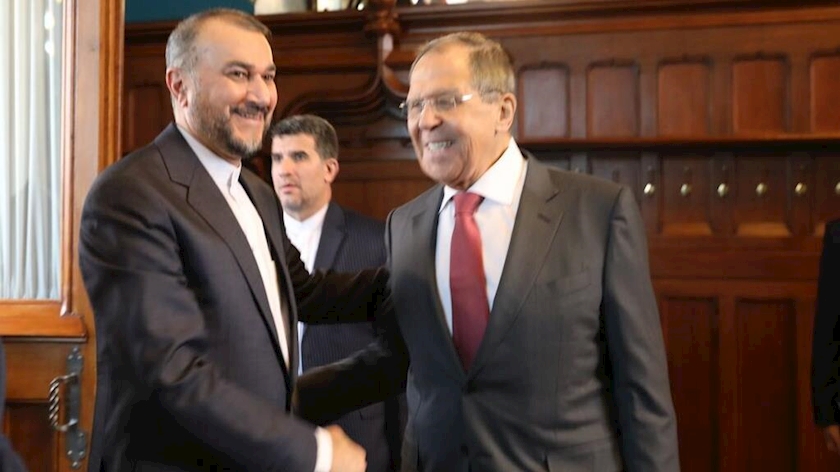 Iranpress: Amir-Abdollahian, Lavrov meeting in spot light