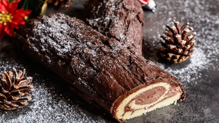  In France, a bûche de Noël makes for a sweet end to a lavish holiday meal.