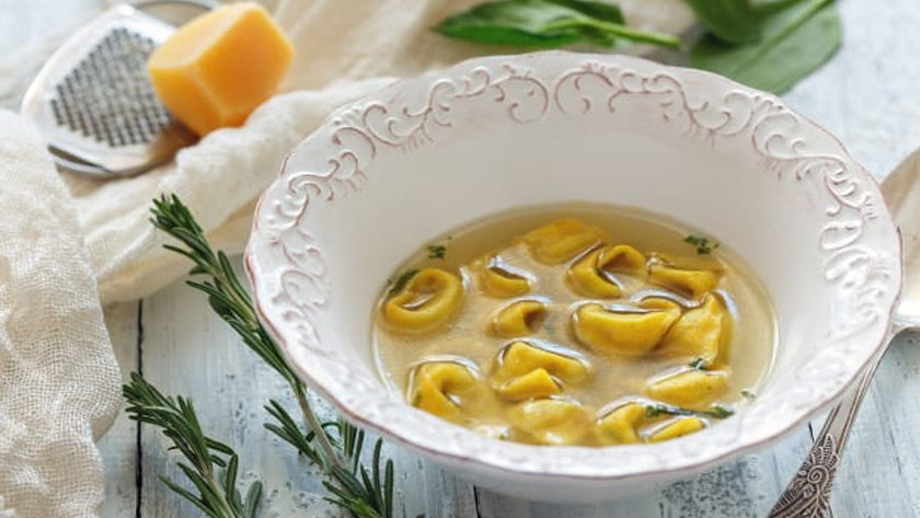  Tortellini in brodo is part of many an Italian Christmas Eve spread.