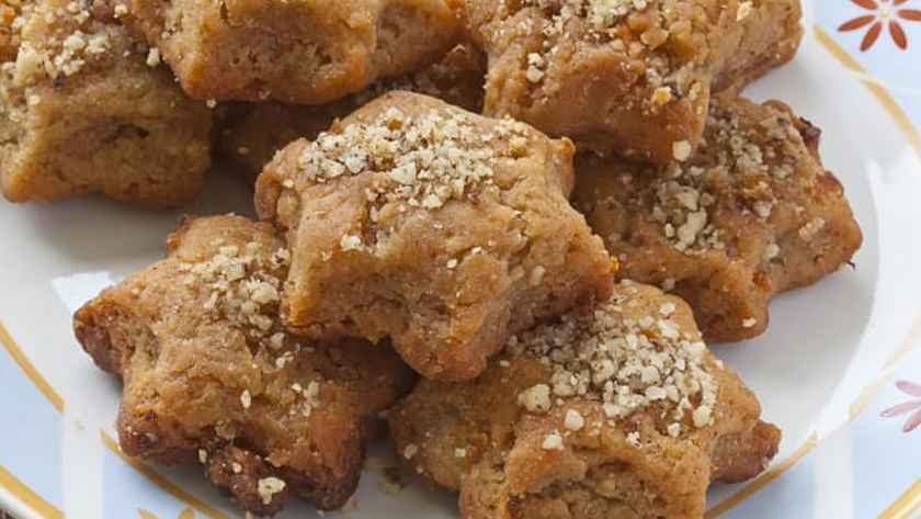 Christmas honey cookies are part of a typical Greek holiday spread.