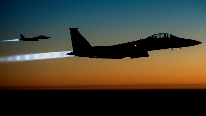 Iranpress: تحليق المقاتلات الأمريكية فوق الحدود السورية العراقية 