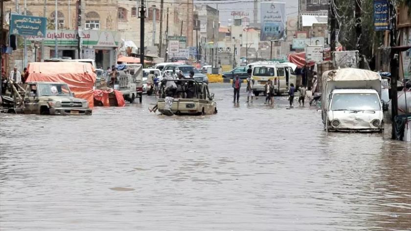 Iranpress: فيضانات تجرف مخيمات النازحين شرقي اليمن