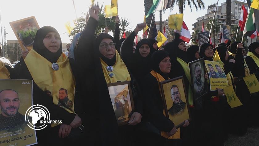 Iranpress: وقفة غضب حاشدة في صيدا رفضًا للمجازر الصهيونية في غزة