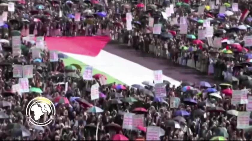 ایران برس: اليمن.. مسيرات مليونية نصرة للشعب الفلسطيني