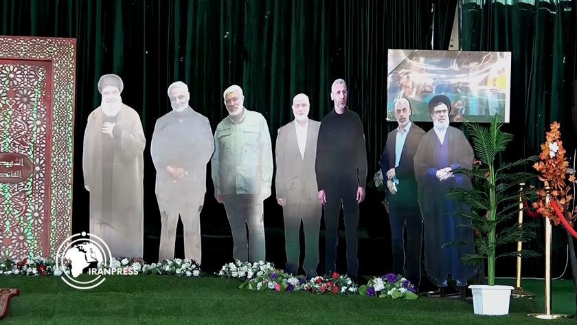 Iranpress: افتتاح معرض لصور الشهداء في صنعاء تزامنًا مع أسبوع الشهيد 