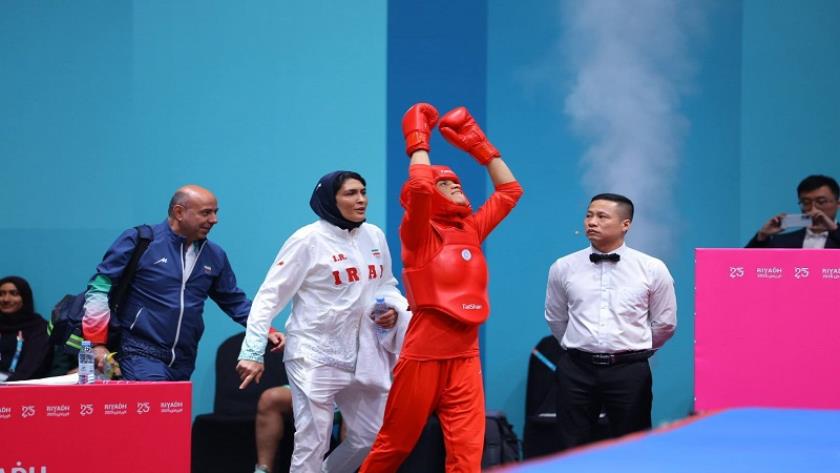 Iranpress: الإيرانية ’’سارا شفيعي‘‘ تحصد ذهبية الووشو في ألعاب التضامن الإسلامي بالرياض