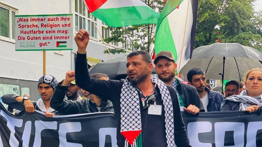 ایران برس: تظاهرة حاشدة في مدينة بريمن الألمانية تنديدًا بجرائم الاحتلال في غزة