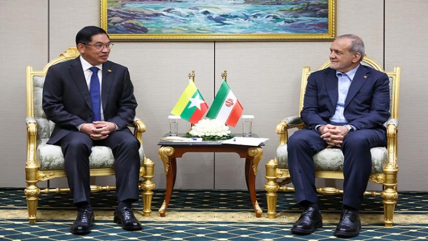 Iranpress: الرئيس في لقائه رئيس وزراء ميانمار: هناك آفاق واضحة للتعاون بين البلدين