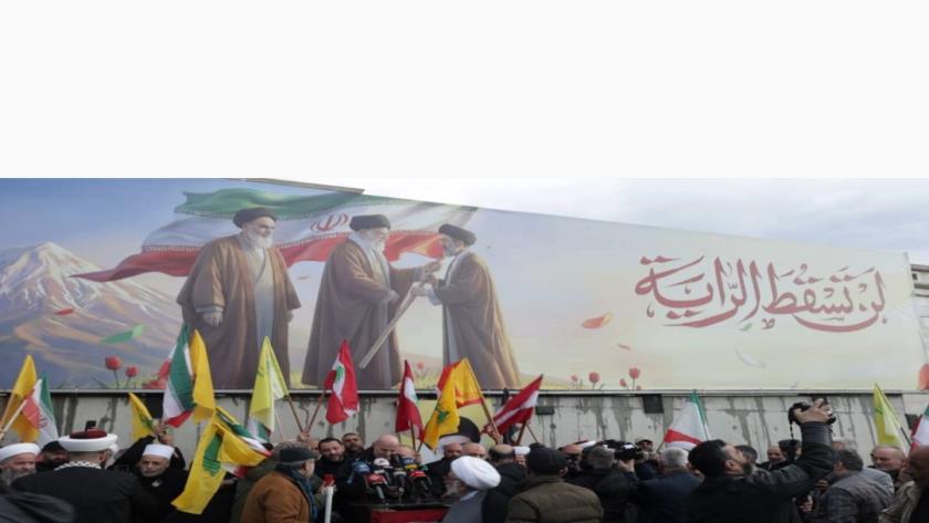 Iranpress: وقفة تضامنية أمام السفارة الإيرانية في بيروت + فيديو