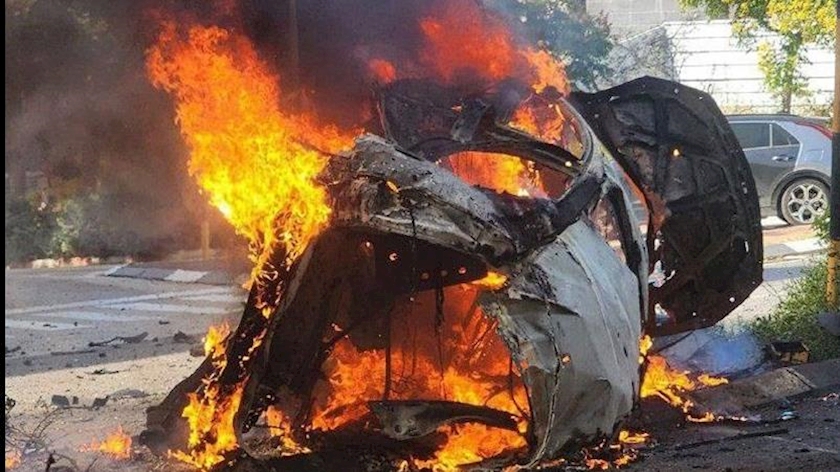 Iranpress:  حمله موشکی حزب‌الله  به حومه تل‌آویو 