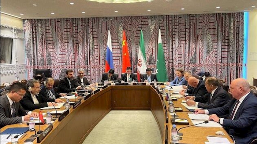 Iranpress: بیانیه مشترک نشست چهارجانبه وزرای خارجه چین، ایران، پاکستان و روسیه درباره افغانستان