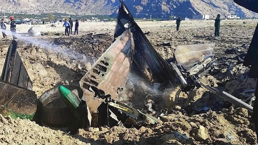 ایران پرس: سقوط یک هواپیمای نظامی‌ در کازرون