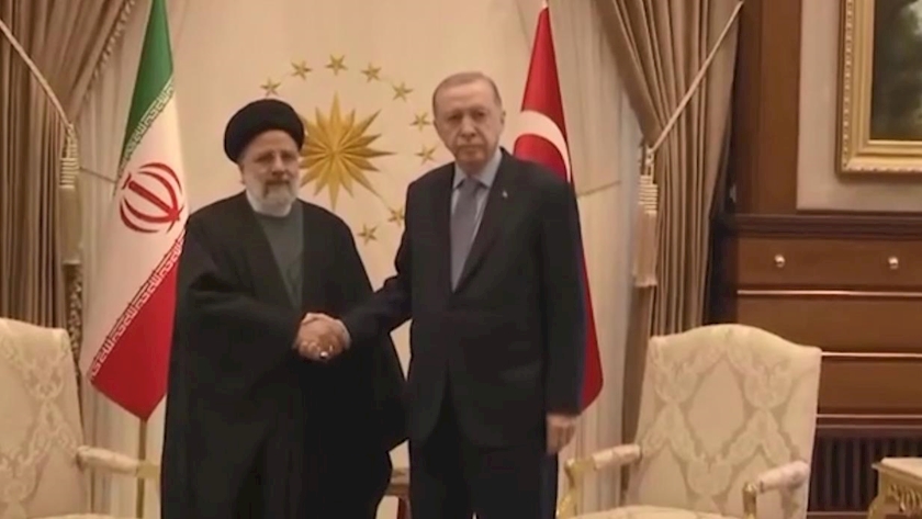 Iranpress: ببینید: دیدار رئیسی با اردوغان پشت دربهای بسته