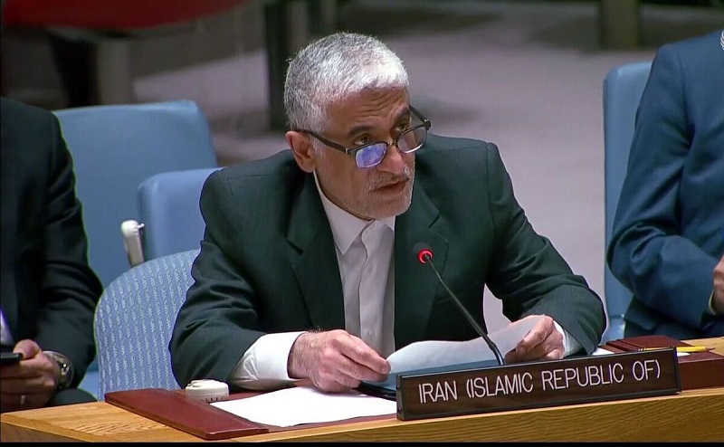 Iranpress: قدردانی سفیر ایران در سازمان ملل از همدردی کشورها با دولت و ملت ایران