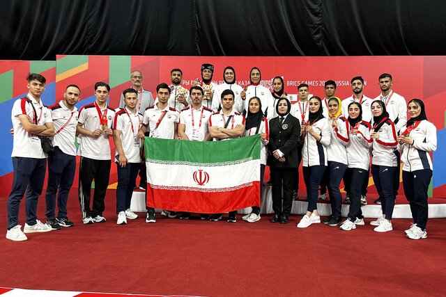 Iranpress: ۲۵ مدال ووشوکاران ایران در مسابقات بریکس